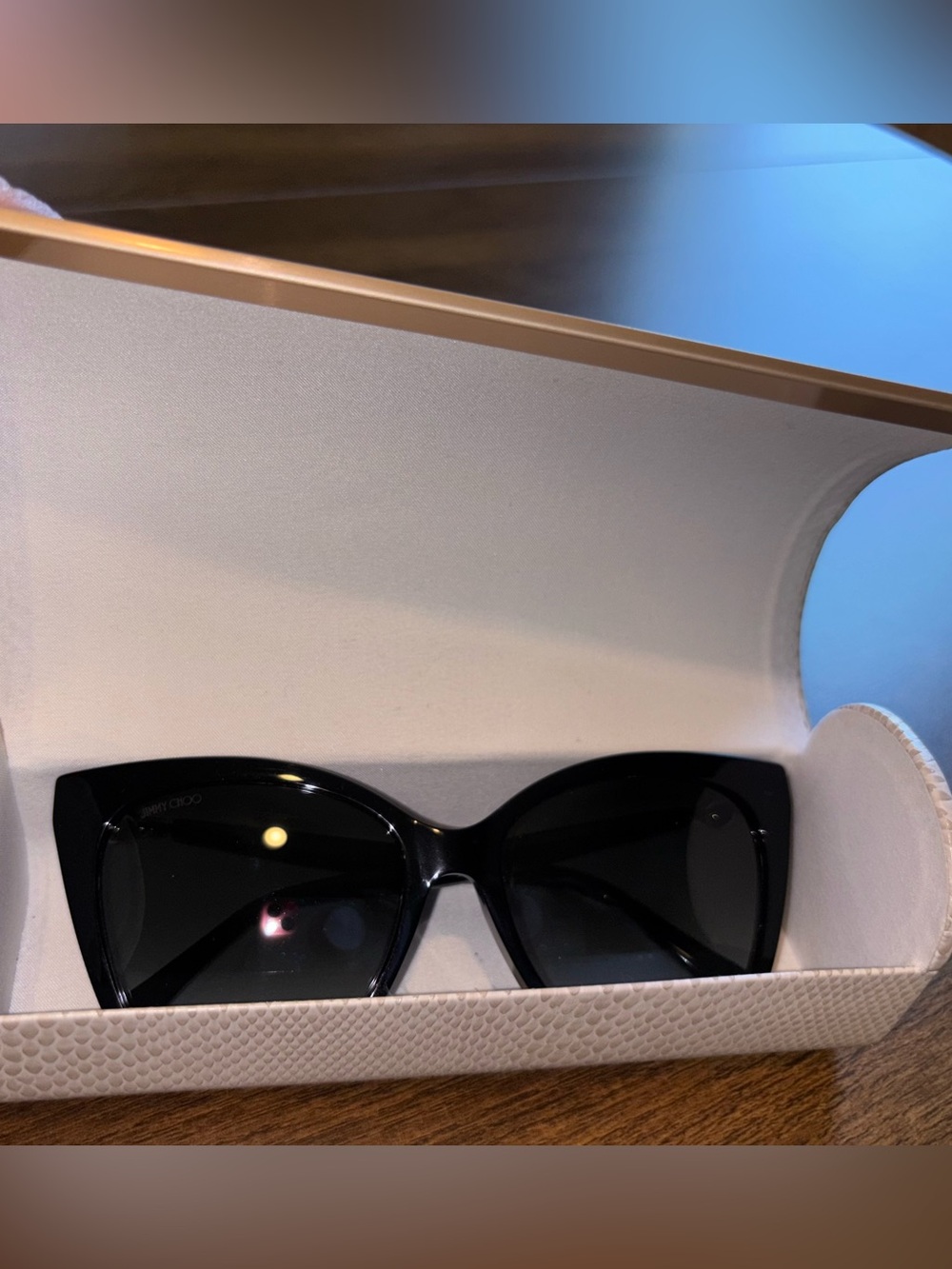 Jimmy Choo Cat Eye Sunglasses Rua - Picture 10 of 13